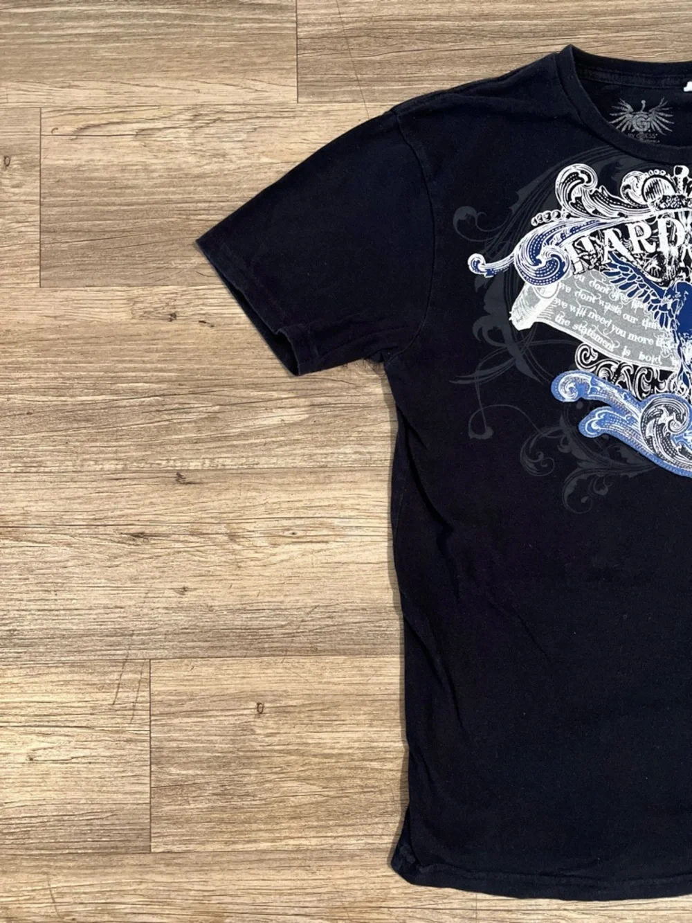 Rare Guess Carbon Black HARDCORE Insane Logo Size Large - Picture 3 of 5
